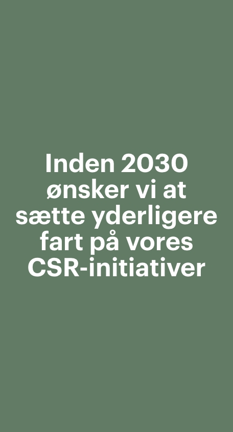 Siden 1996 har vi sat handling bag ordene